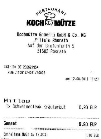 mmfe Hffner Kochmtze Restaurant